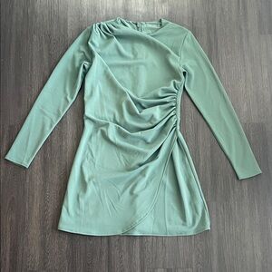 Abercrombie & Fitch Teal Long Sleeve Dress